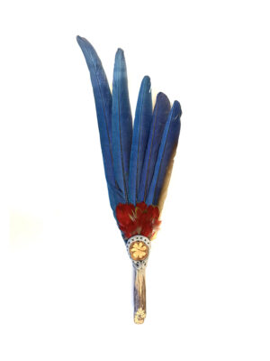 cerimonial-feathers-blue-green-protection-cerimonial