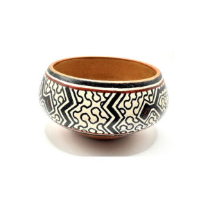 clay-bowl-shipibo-konibo-hand-painted- dim-20cm
