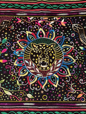 shipibo-konibo-panther-boa-snakes-hummingbirds-hand-embroided-ceremonial-cloth-peru