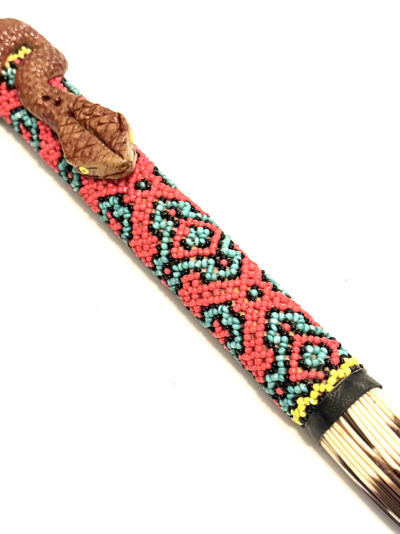 tepi--combo-extraordinary-piece-snake-porcupine-with-detailed-beading