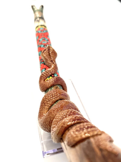 tepi--combo-extraordinary-piece-snake-porcupine-with-detailed-beading