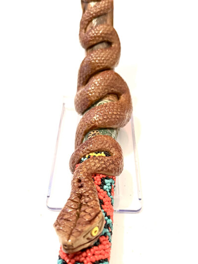 tepi--combo-extraordinary-piece-snake-porcupine-with-detailed-beading